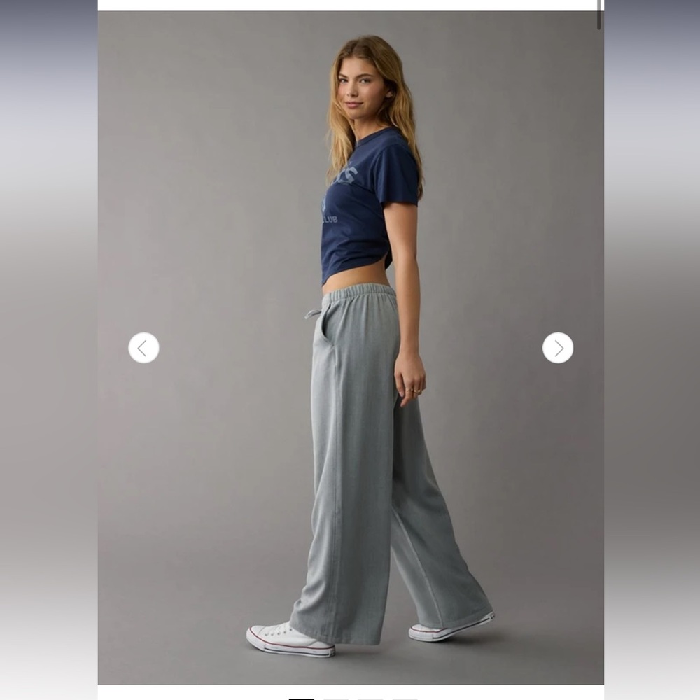 American Eagle Outfitters Women's Gray Trouser